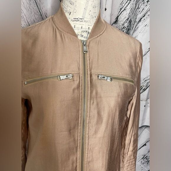 Trouve Layered Look Bomber Jacket Size Small - Picture 3 of 8